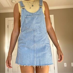 Blue Denim Overall Dress